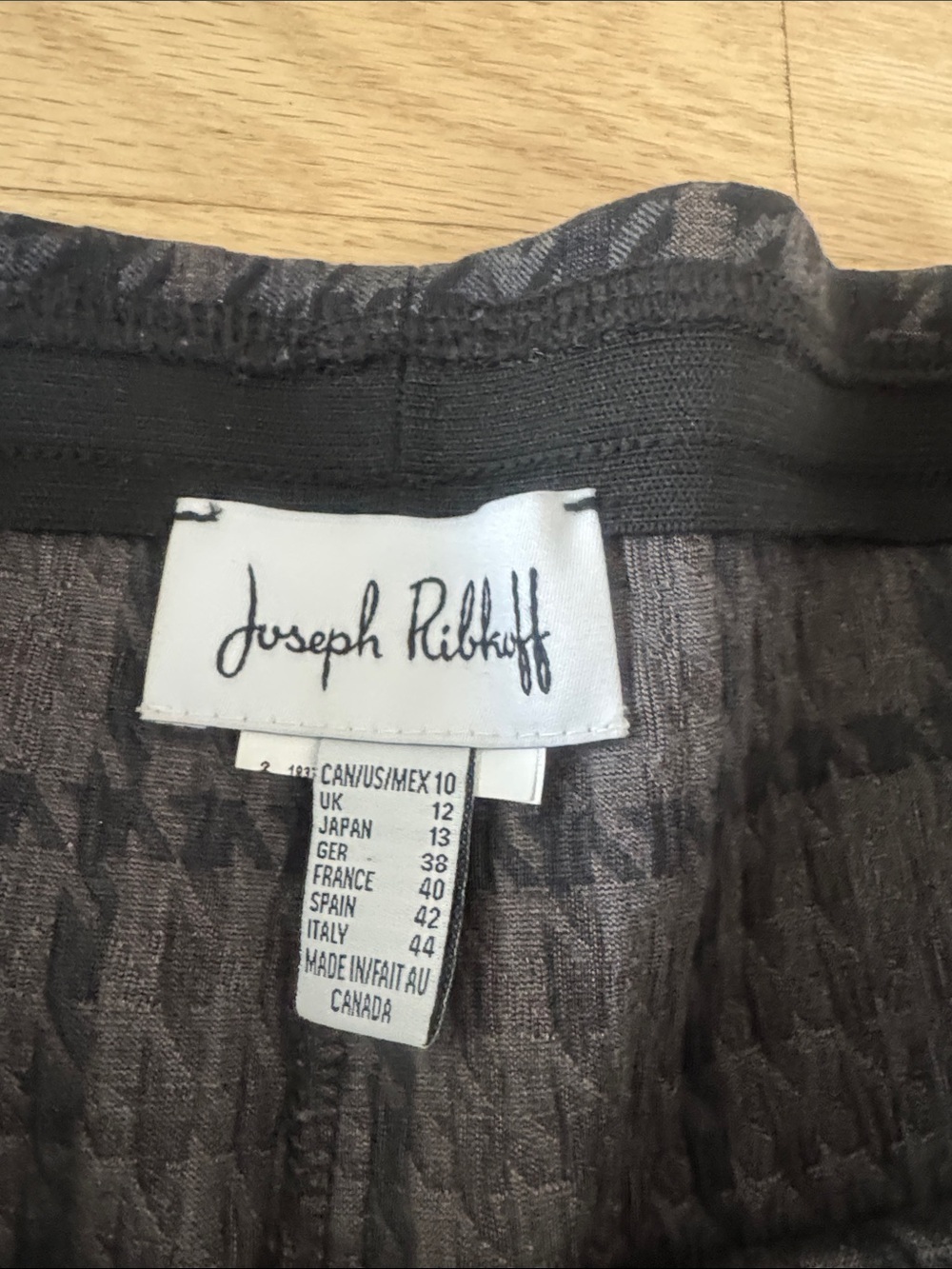Joseph Ribkoff Plaid Pants Size US 10 - Picture 3 of 4